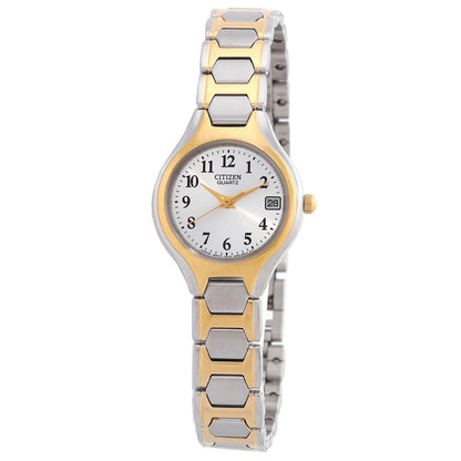 Citizen Quartz White Dial Two-Tone Women's Watch
