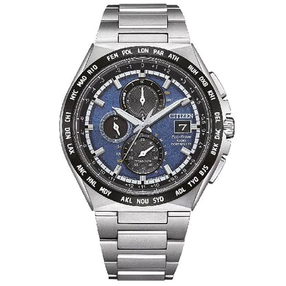 Citizen Radio-Controlled Chronograph Blue Dial Mens Watch