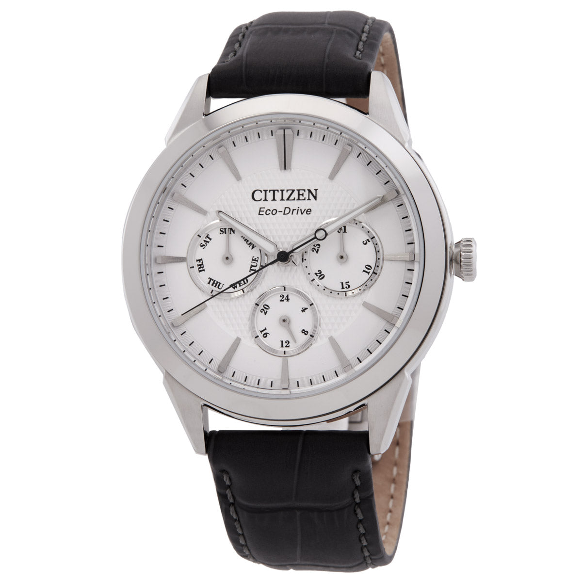 Citizen Rolan Multifunction Eco-Drive Silver Dial Mens Watch