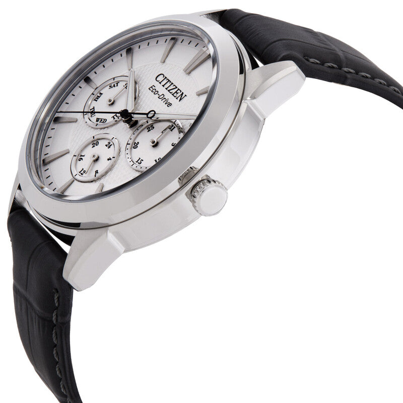 Citizen Rolan Multifunction Eco-Drive Silver Dial Mens Watch