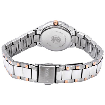 Citizen Silhouette Eco-Drive Mother Of Pearl Dial Two-Tone Stainless Steel Women's Watch