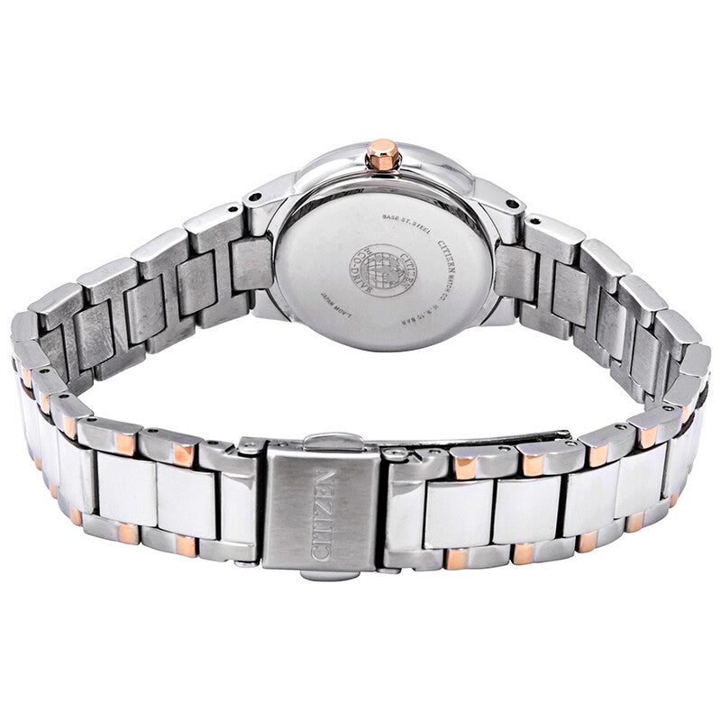 Citizen Silhouette Eco-Drive Mother Of Pearl Dial Two-Tone Stainless Steel Women's Watch