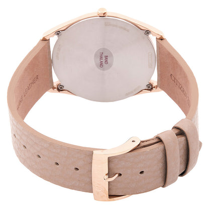Citizen Suratto Eco-Drive Pink Dial Unisex Watch