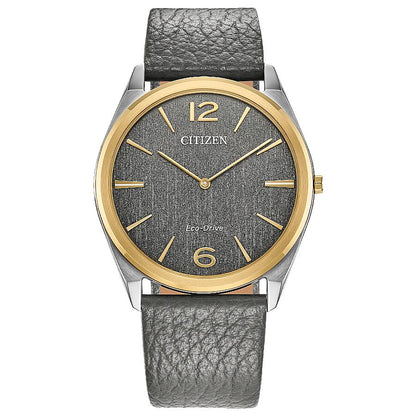Citizen Suratto Gray Dial Leather Band Watch