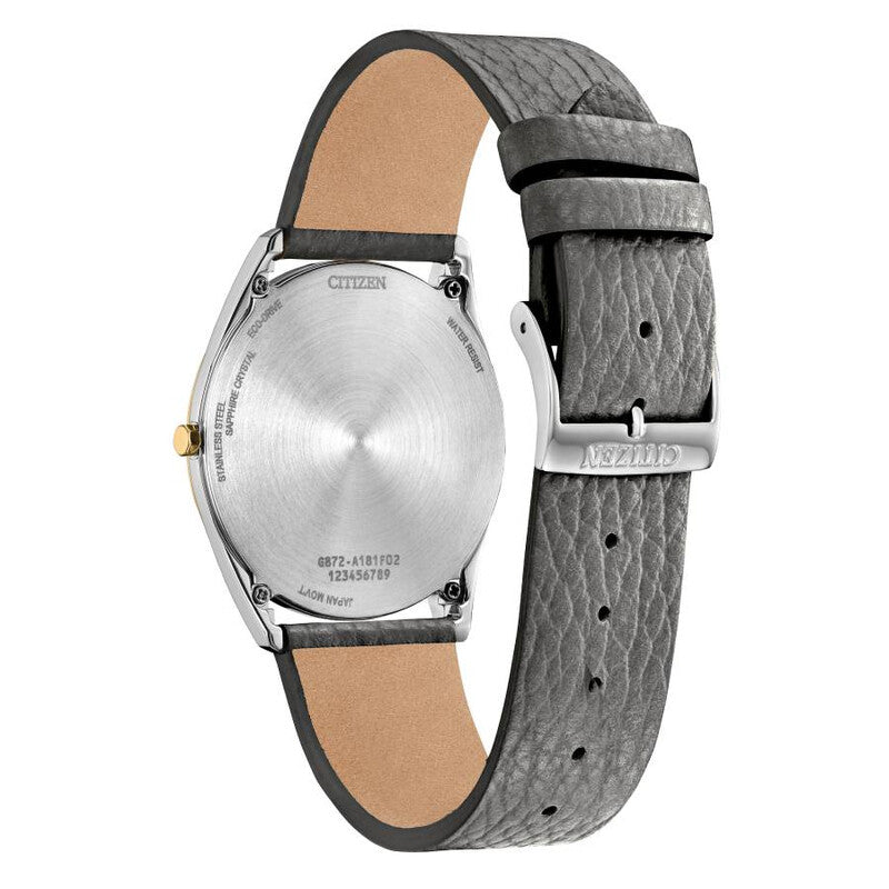 Citizen Suratto Gray Dial Leather Band Watch