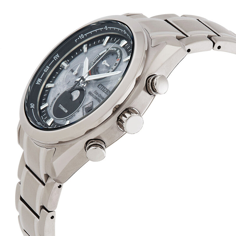Citizen Tsuki-Yomi A-T Eco-Drive Perpetual World Time Mens Watch