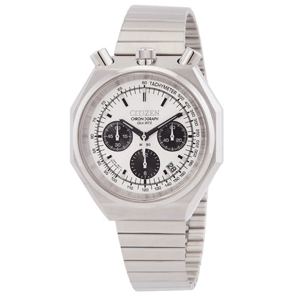 Citizen Tsuno Chronograph Quartz Silver Dial Mens Watch