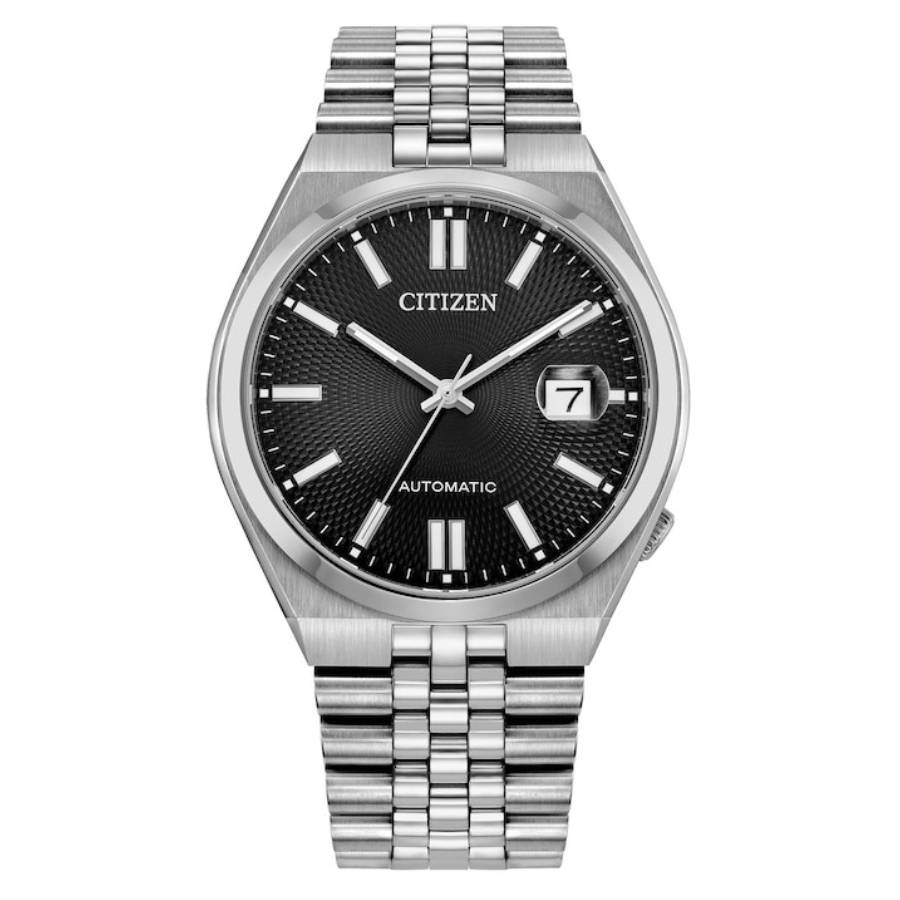 Citizen Tsuyosa 60 Automatic Black Dial Mens Watch
