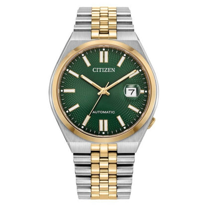Citizen Tsuyosa 60 Automatic Green Dial Mens Watch