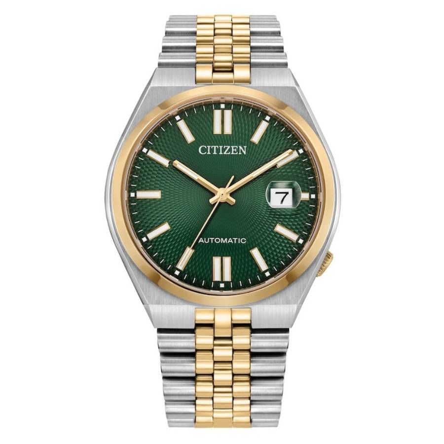Citizen Tsuyosa 60 Automatic Green Dial Mens Watch
