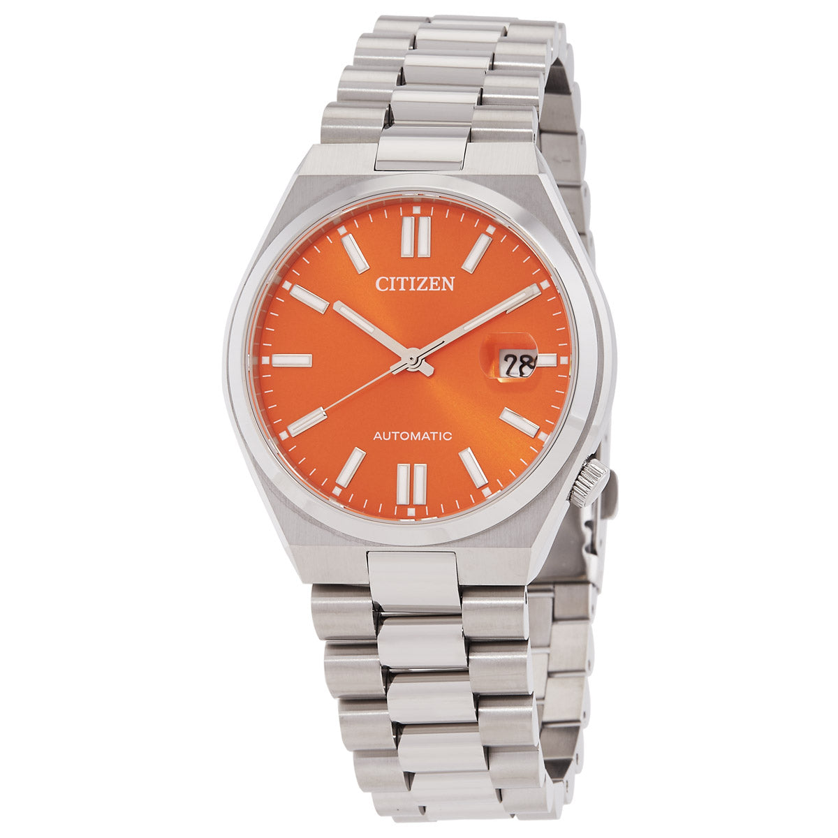Citizen Tsuyosa Automatic Orange Dial Mens Watch