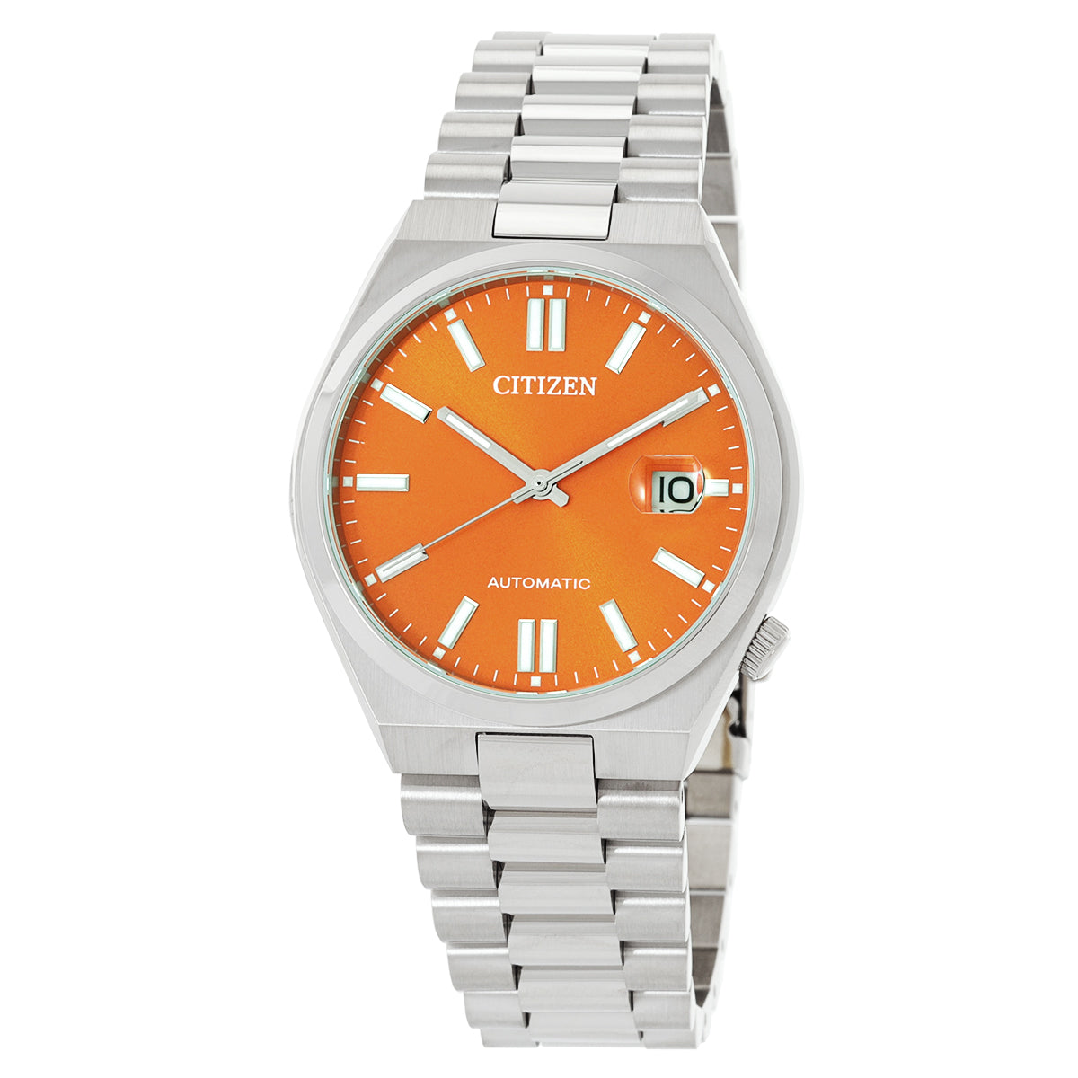 Citizen Tsuyosa Automatic Orange Dial Mens Watch