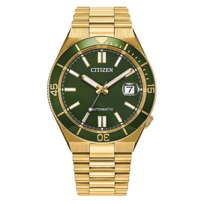 Citizen Tsuyosa Shore Automatic Green Dial Mens Watch