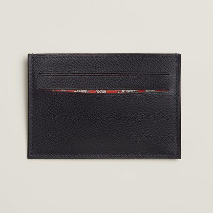  Hermes Citizen Twill Card Holder Gold