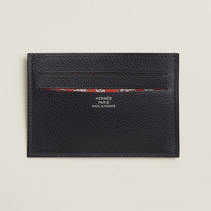  Hermes Citizen Twill Card Holder Gold