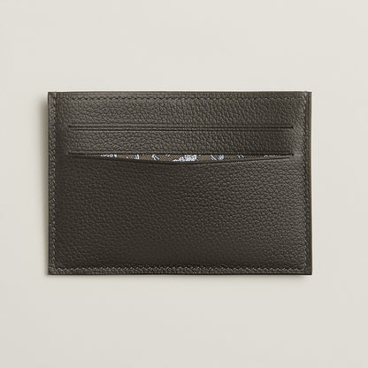  Hermes Citizen Twill Card Holder Gold