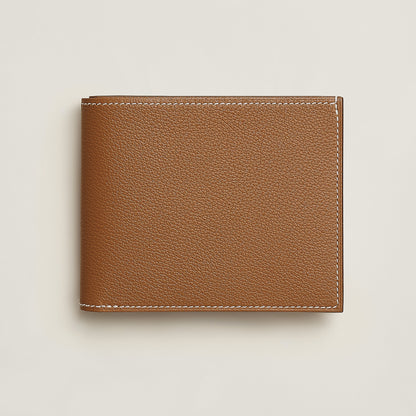  Hermes Citizen Twill Compact Card Holder Alezan