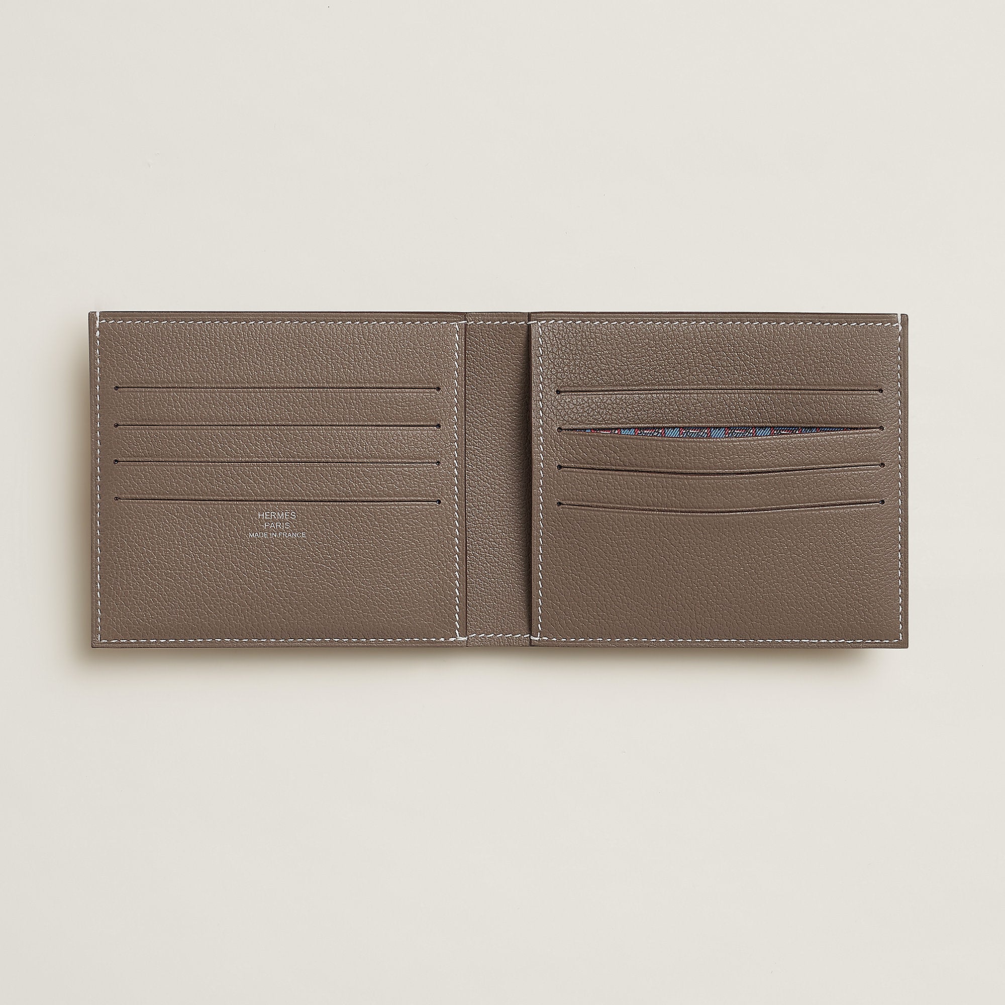  Hermes Citizen Twill Compact Card Holder Alezan