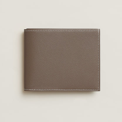  Hermes Citizen Twill Compact Card Holder Alezan
