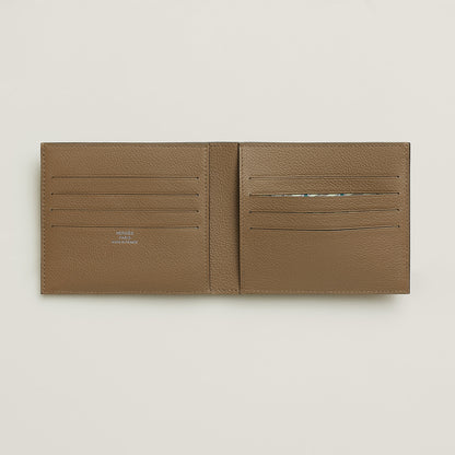  Hermes Citizen Twill Compact Card Holder Alezan