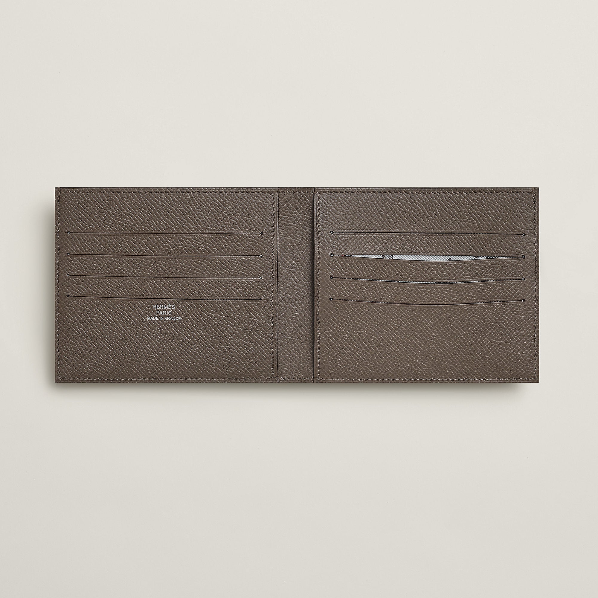  Hermes Citizen Twill Compact Card Holder Alezan