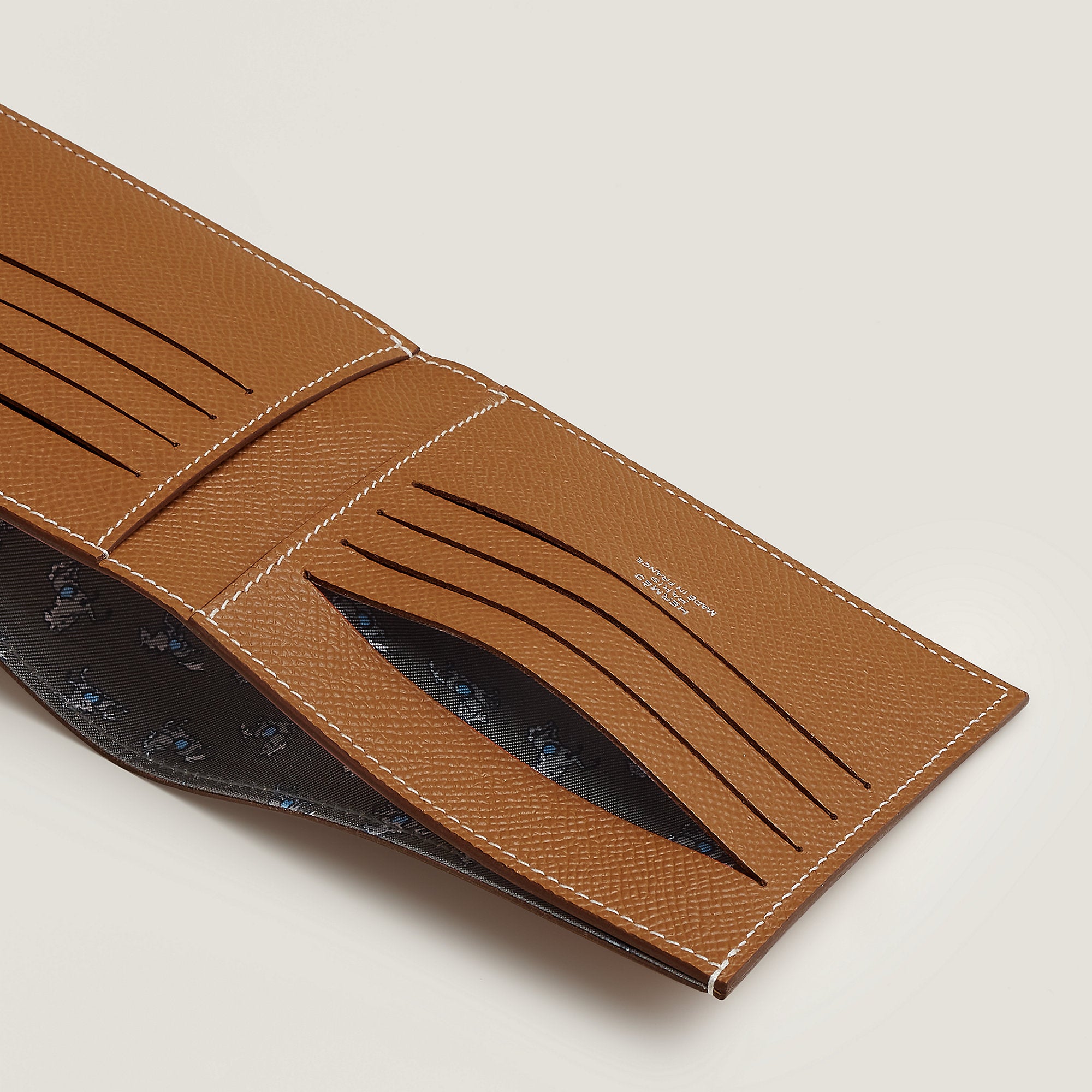  Hermes Citizen Twill Compact Card Holder