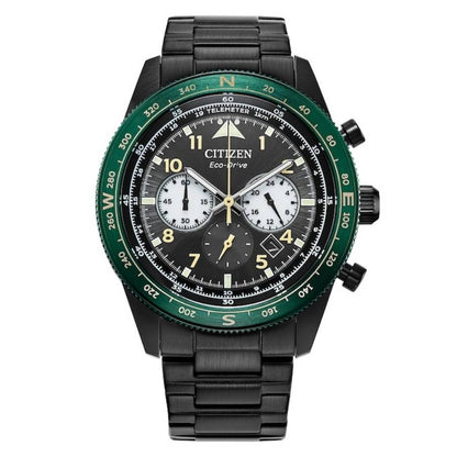 Citizen Weekender Sport Chronograph Black Dial Mens Watch