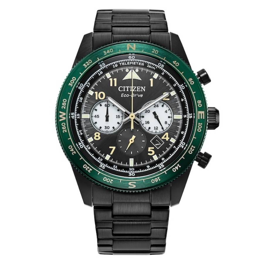 Citizen Weekender Sport Chronograph Black Dial Mens Watch