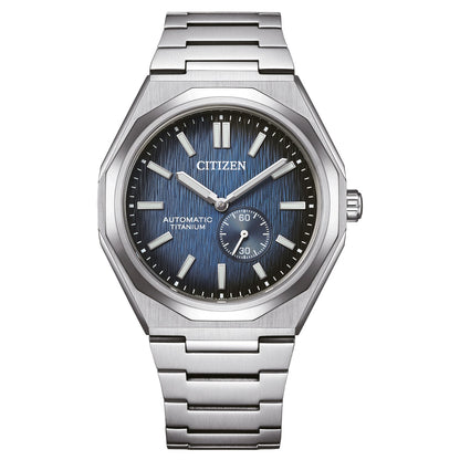 Citizen Zenshin 60 Automatic Blue Dial Mens Watch
