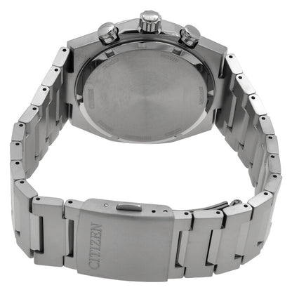 Citizen Zenshin Chrono Chronograph Silver Dial Mens Watch