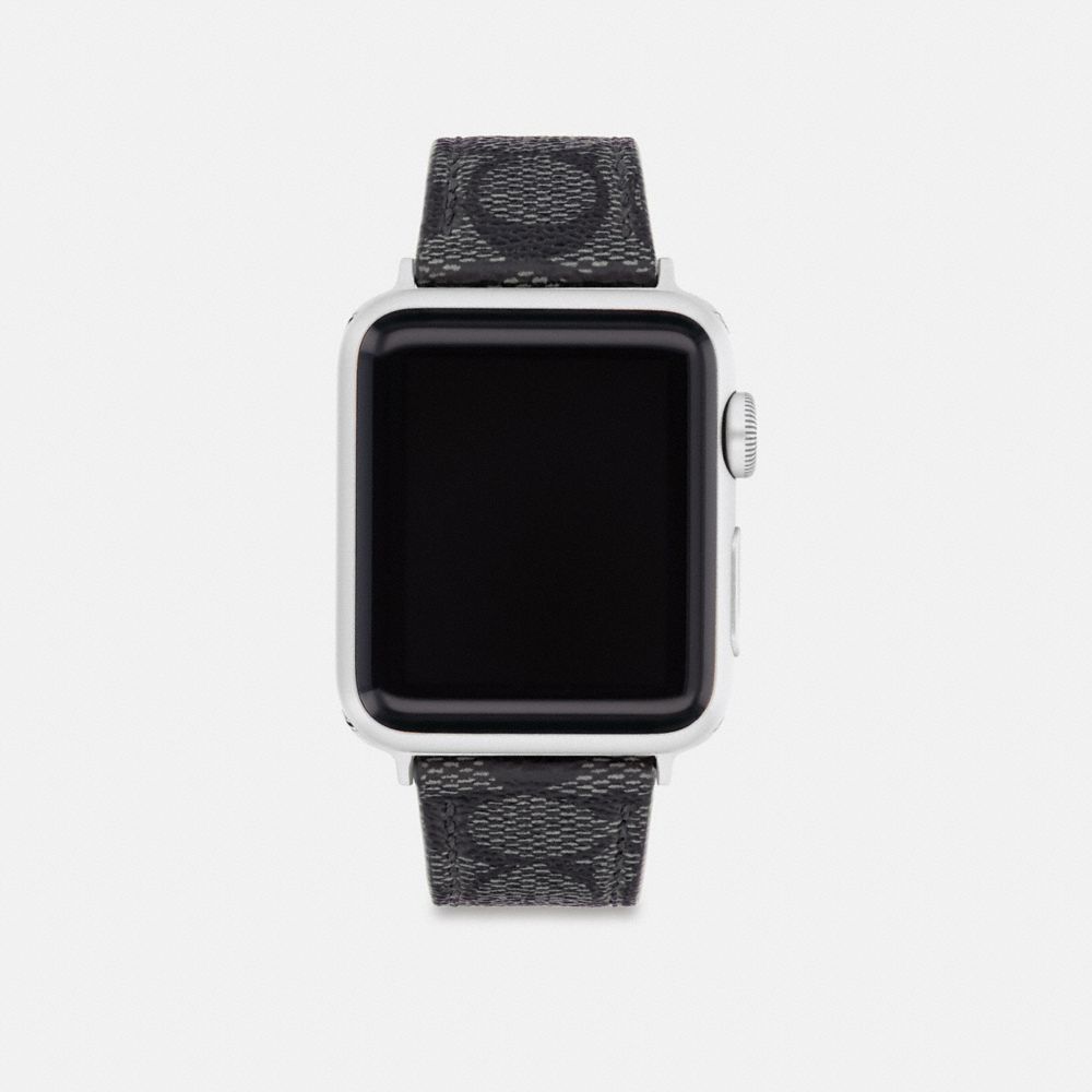 Coach Apple Watch® Strap, 38 Mm And 40 Mm Graphite