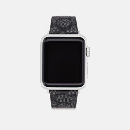 Coach Apple Watch® Strap, 38 Mm And 40 Mm Graphite Gray