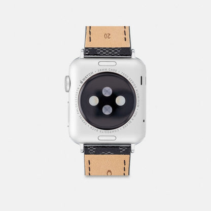 Coach Apple Watch® Strap, 38 Mm And 40 Mm Graphite Gray