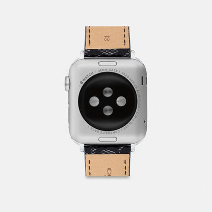 Coach Apple Watch® Strap, 42 Mm And 44 Mm Graphite Gray
