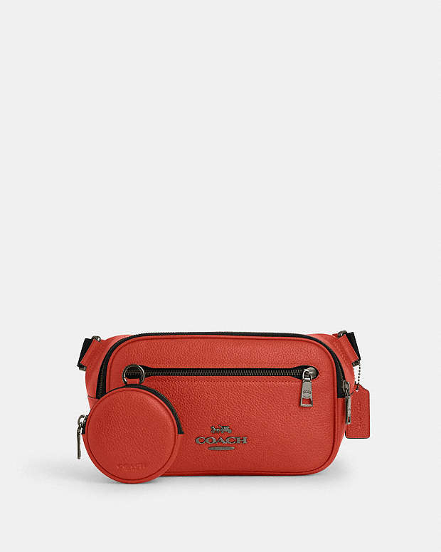 Elias Belt Bag Pebbled Leather-Qb-Mango Pebbled Leather-Qb-Mango