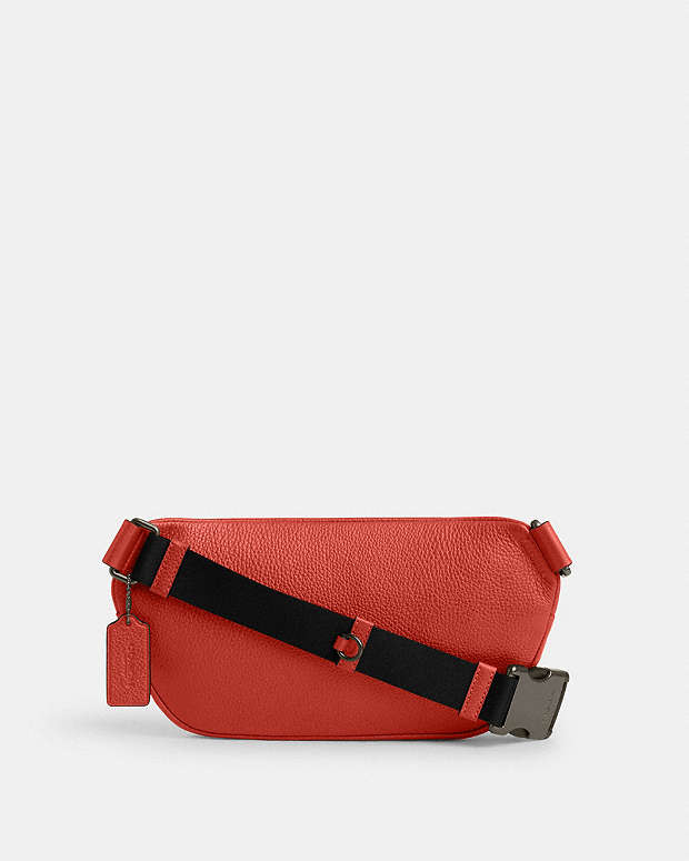 Elias Belt Bag Pebbled Leather-Qb-Mango Pebbled Leather-Qb-Mango