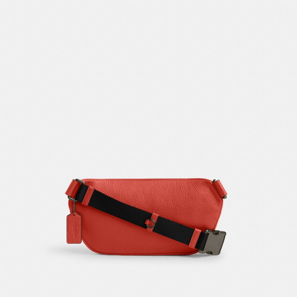 Elias Belt Bag Pebbled Leather-Qb-Mango Pebbled Leather-Qb-Mango