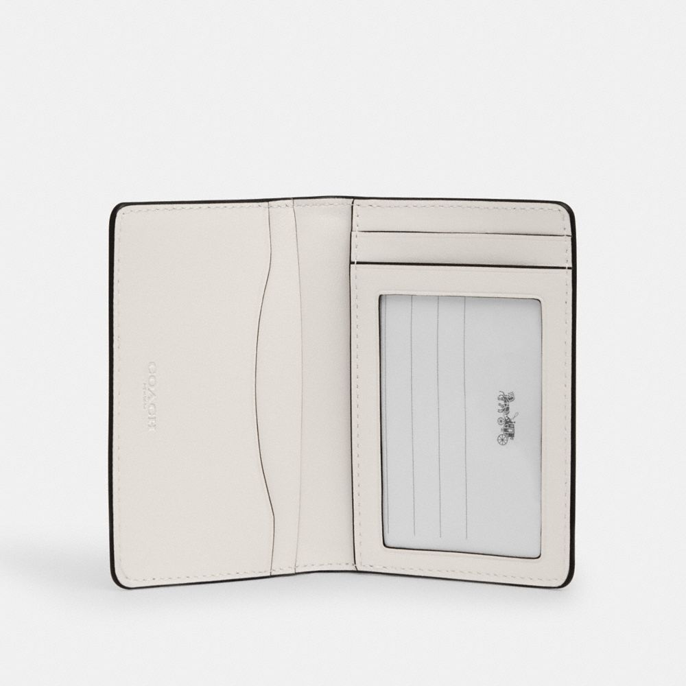 Coach ID Wallet Chalk