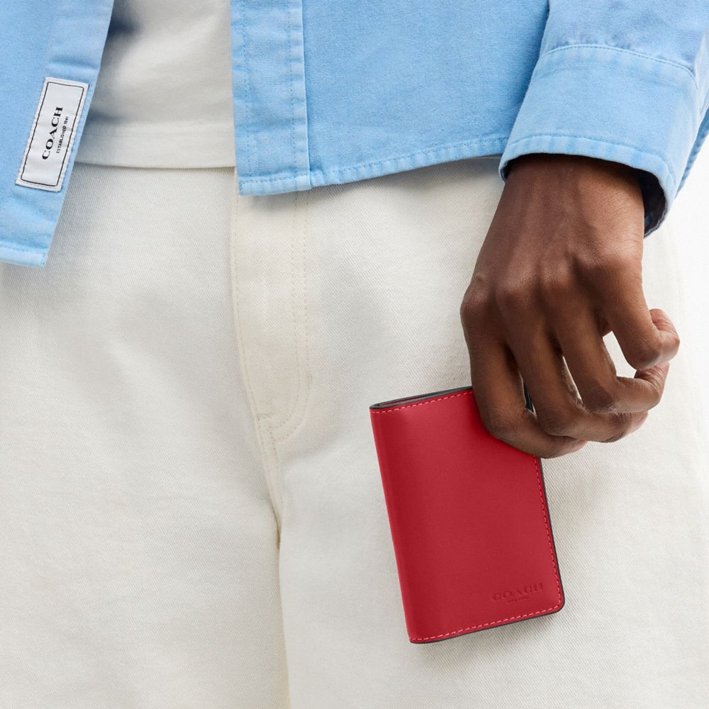 Coach ID Wallet Poppy