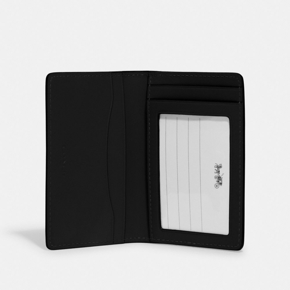 Id Wallet Smooth Leather-Gunmetal-Black Smooth Leather-Gunmetal-Black