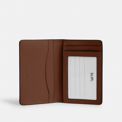Coach Id Wallet Saddle