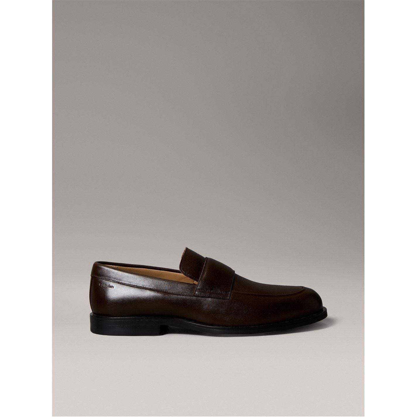  CK L Lthr Loafer Sn54 Cocoa Brown