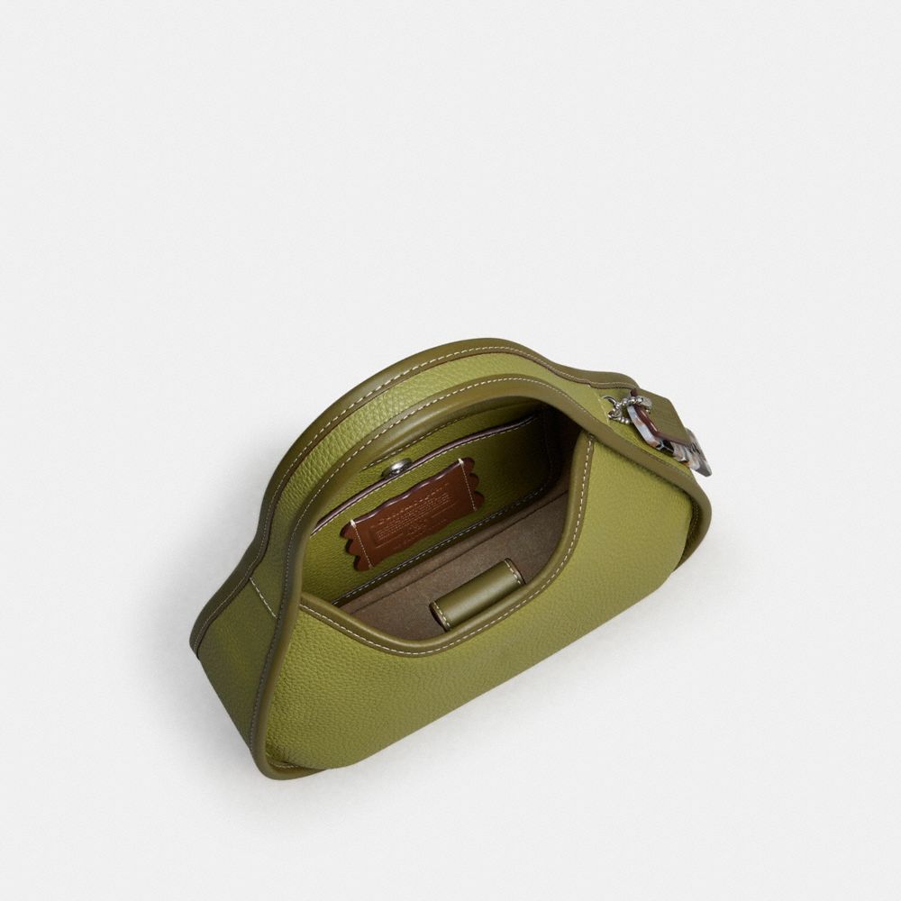 Coach Ergo Bag In Coachtopia Leather Olive Green