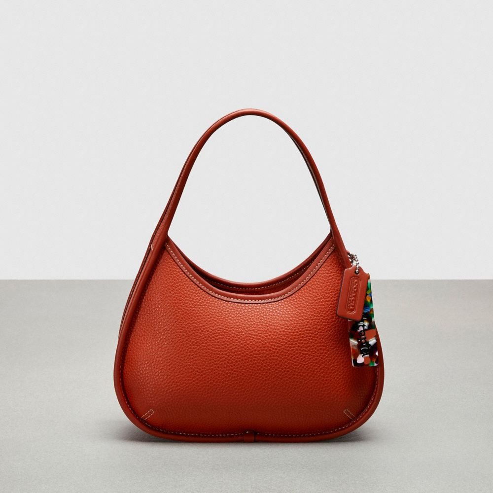 Coach Ergo Bag In Coachtopia Leather Deep Orange