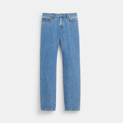 Coach Straight Fit Denim Jeans Medium Indigo