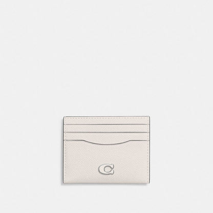 Coach Card Case Chalk