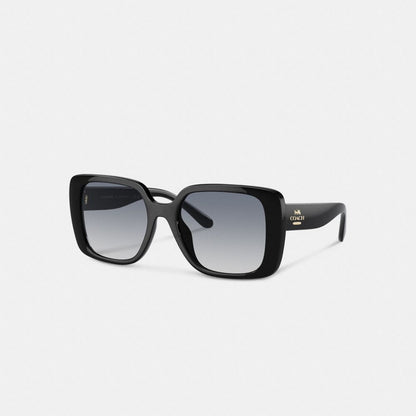 Coach Oversized Square Sunglasses Black