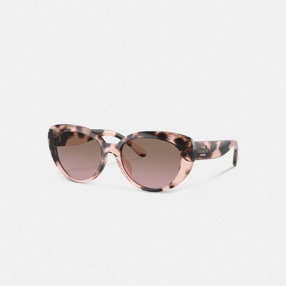 Coach Cateye Sunglasses Pink Tortiose