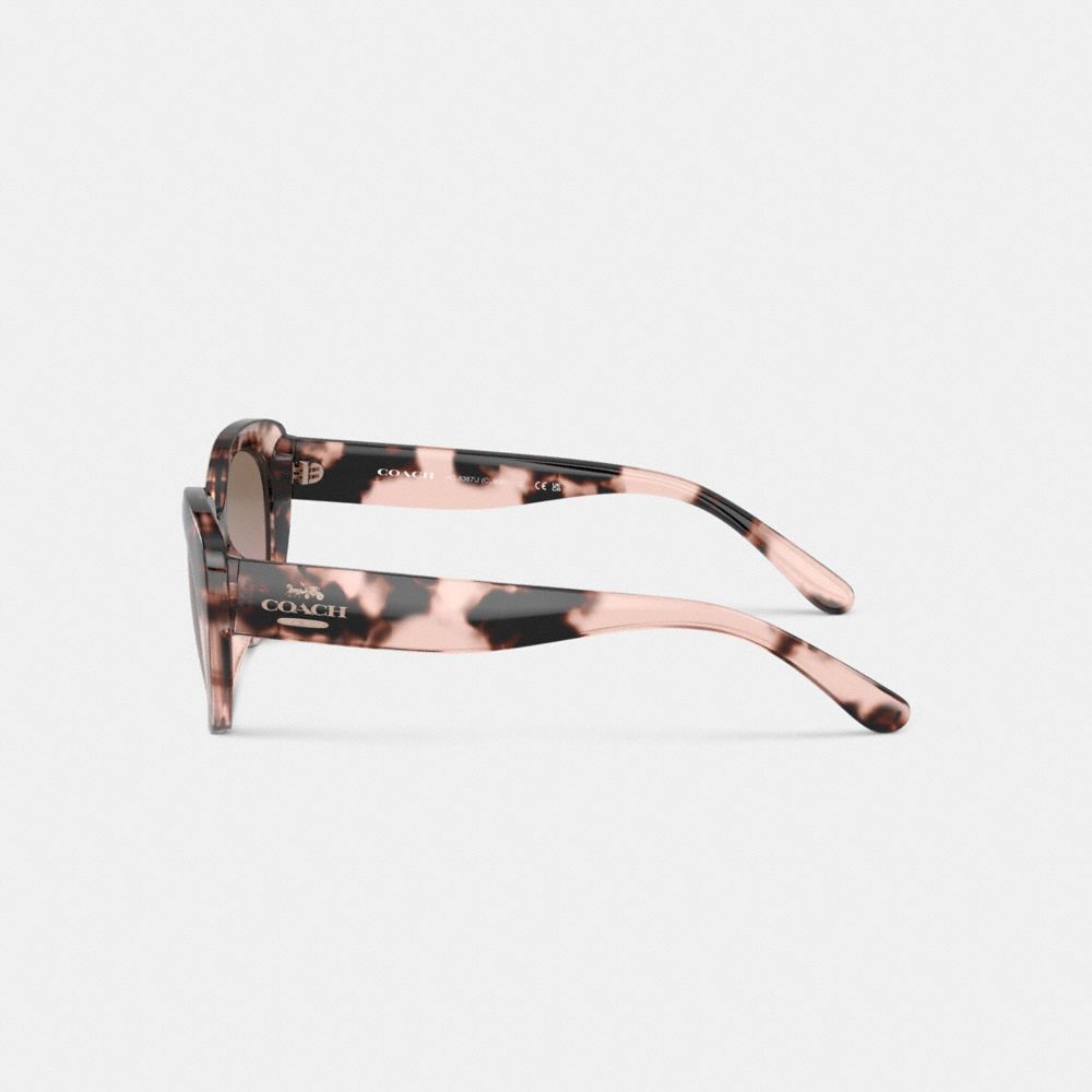 Coach Cateye Sunglasses Pink Tortiose