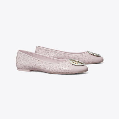 Tory Burch Claire Quilted Ballet LIGHT PURPLE